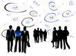 Illustration of business people Illustration of business people