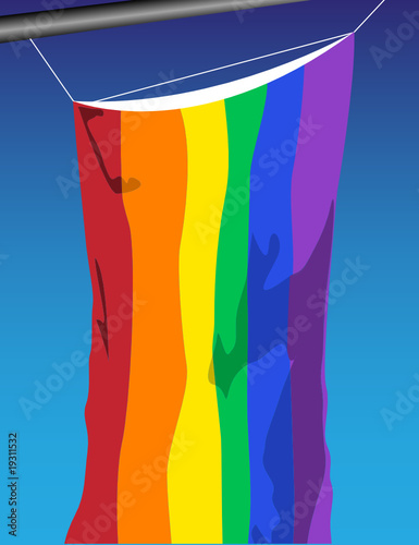 Vektor: rainbow flag rainbow flag