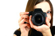 Woman with camera