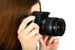 Woman with camera