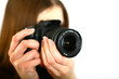Woman with camera