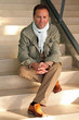 Automne hiver - Homme assis dans les escaliers #1