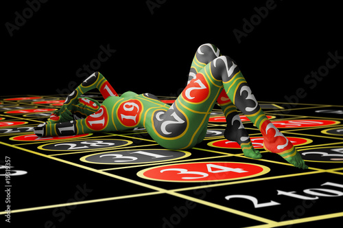 Illustration: casino_woman casino_woman