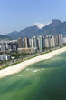 Aerial view Barra da Tijuca beach Rio de Janeiro\
