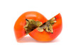 Halves of persimmon