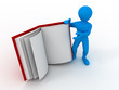 Men with book