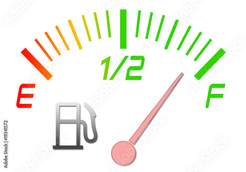 Illustration: Fuel gauge Fuel gauge