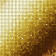 Golden like mosaic flickering square vector background Golden like mosaic flickering square vector background