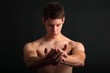 male hands