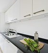 modern white kitchen