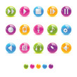 Glossy Circle Icons - Audio