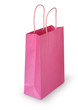 Pink shopping bag