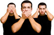 Photo: Les 3 singes de la sagesse 2 Les 3 singes de la sagesse 2