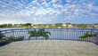 Balcony views from waterfront Mansion overlooking the canal