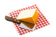 Cheese on napkin