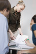 Businesspeople with Paperwork