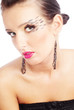 glamour shot of a beautiful woman - close up
