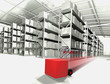 store with red box moving