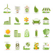 Ecology and nature icons - vector icon set