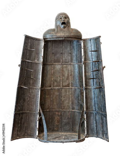 Photo: Iron Maiden, medieval torture device cutout Iron Maiden, medieval torture device cutout