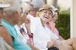 Foto: Seniors watching a game Seniors watching a game