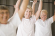 Healthy senior women