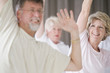Seniors exercising