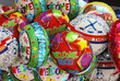 welcome balloons on airport