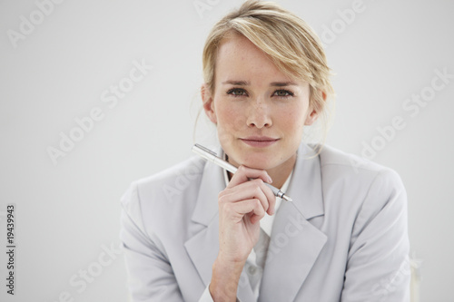 Photo: Beautiful woman at work Beautiful woman at work