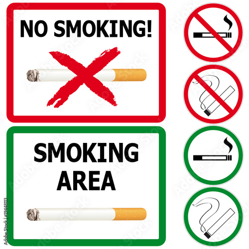 Vektor: Smoking sings Smoking sings