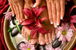 Manicure and pedicure