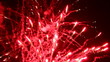 Red fireworks