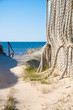 Way to the Baltic Sea along sand dunes