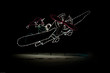 Christmas Lights of an Airplane