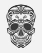 Stylized skull