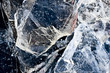 Blocks of melting ice