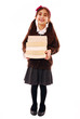 Photo: Schoolgirl holding books Schoolgirl holding books
