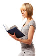Etudiante et livre