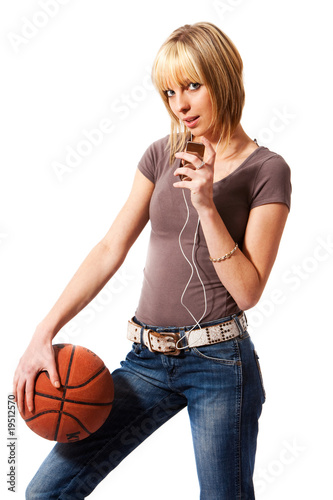Jeune femme blonde
