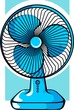 Illustration of table fan arrangement