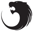 Vector: Tiger's silhouette logo Tiger's silhouette logo