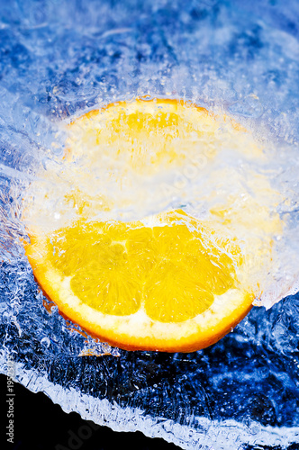 Photo: Orange on ice Orange on ice