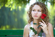 beauty woman outdoor