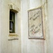Photo: Old wall on lighthouse with latitude and longitude Old wall on lighthouse with latitude and longitude