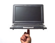 Fingertip laptop