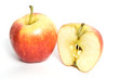A delicious closeup of an apple with background A delicious closeup of an apple with background