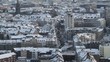 Winter - Kölner City mit fließender Verkehr