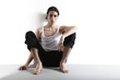 Photo: mman in studio , sitting mman in studio , sitting