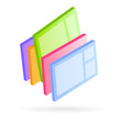 select skin or template vector icon select skin or template vector icon