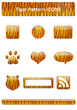 Tiger Pattern Icon Template Tiger Pattern Icon Template